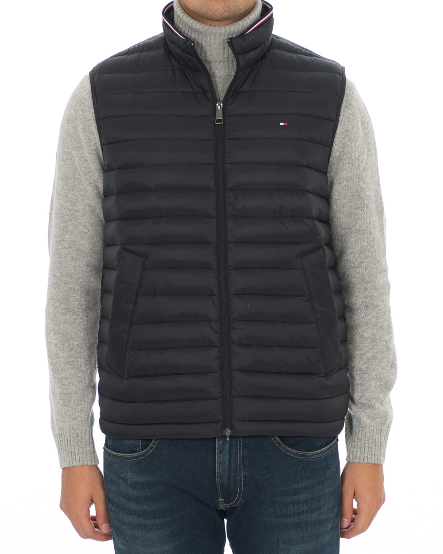 Herr | Jackor | Tommy Hilfiger | Packable Lightweight Down Vest Jet Black