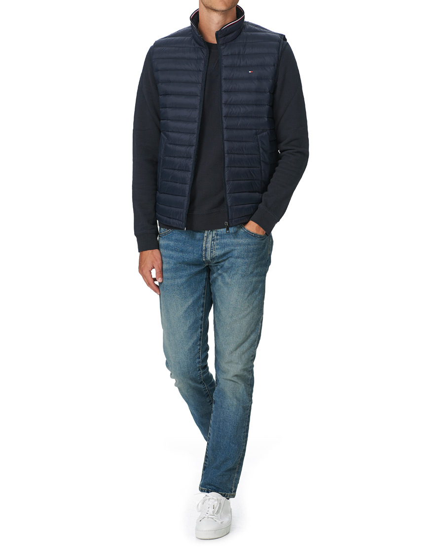Herr | Jackor | Tommy Hilfiger | Packable Lightweight Down Vest Sky Captain