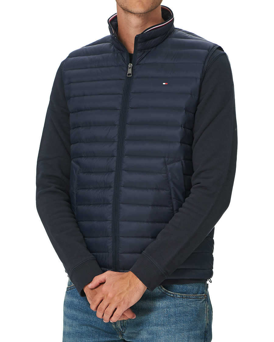 Herr | Jackor | Tommy Hilfiger | Packable Lightweight Down Vest Sky Captain