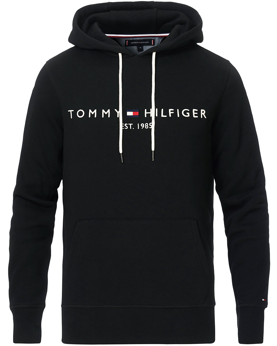 Herr | Tröjor | Tommy Hilfiger | Logo Hoodie Jet Black