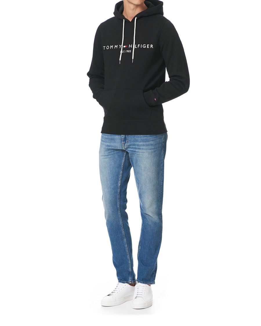 Herr | Tröjor | Tommy Hilfiger | Logo Hoodie Jet Black