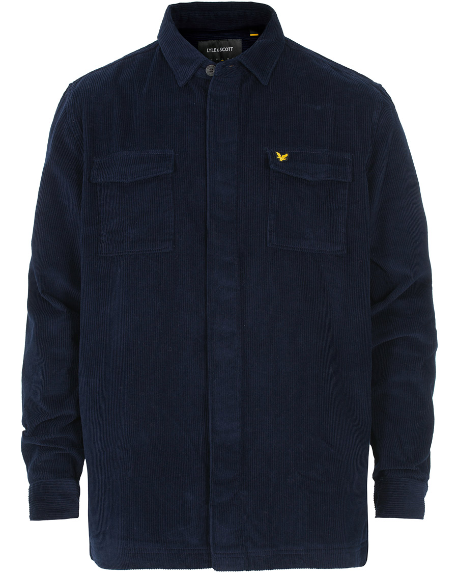 Herr | Skjortor | Lyle & Scott | Corduroy Overshirt Navy