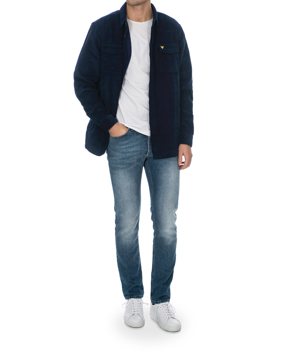Herr | Skjortor | Lyle & Scott | Corduroy Overshirt Navy