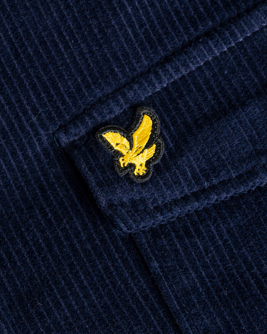 Herr | Skjortor | Lyle & Scott | Corduroy Overshirt Navy