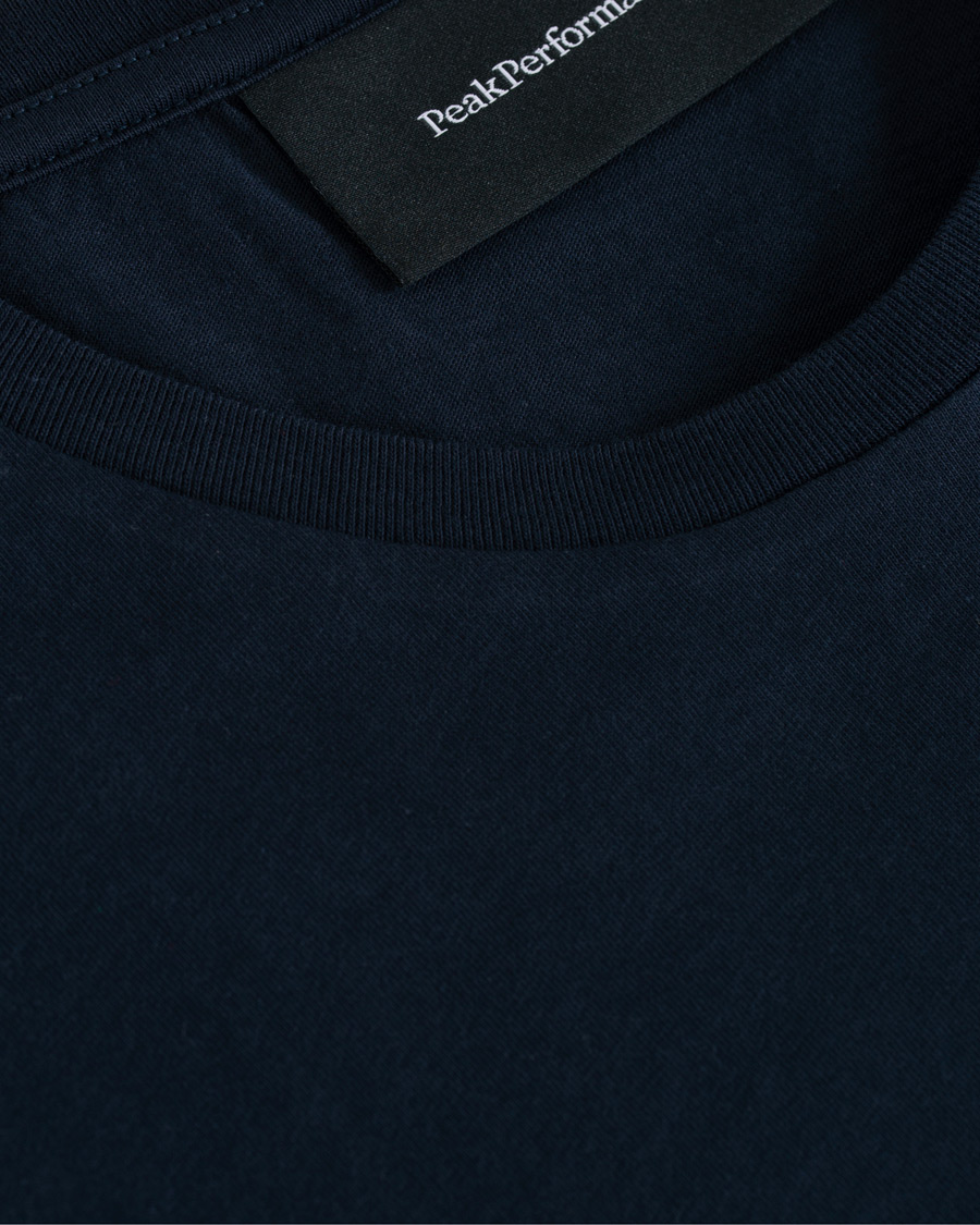Herr | T-Shirts | Peak Performance | Original Logo Crew Neck Tee Salute Blue