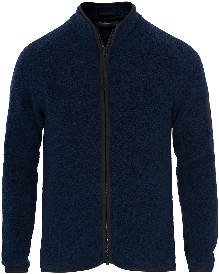 Herr | Tröjor | Peak Performance | Ted Full Zip Fleece Salute Blue