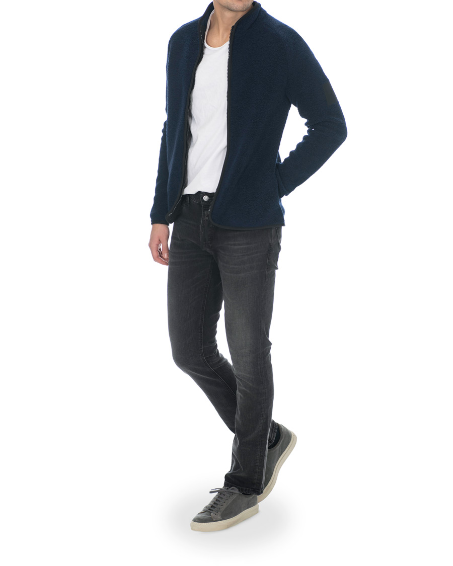 Herr | Tröjor | Peak Performance | Ted Full Zip Fleece Salute Blue