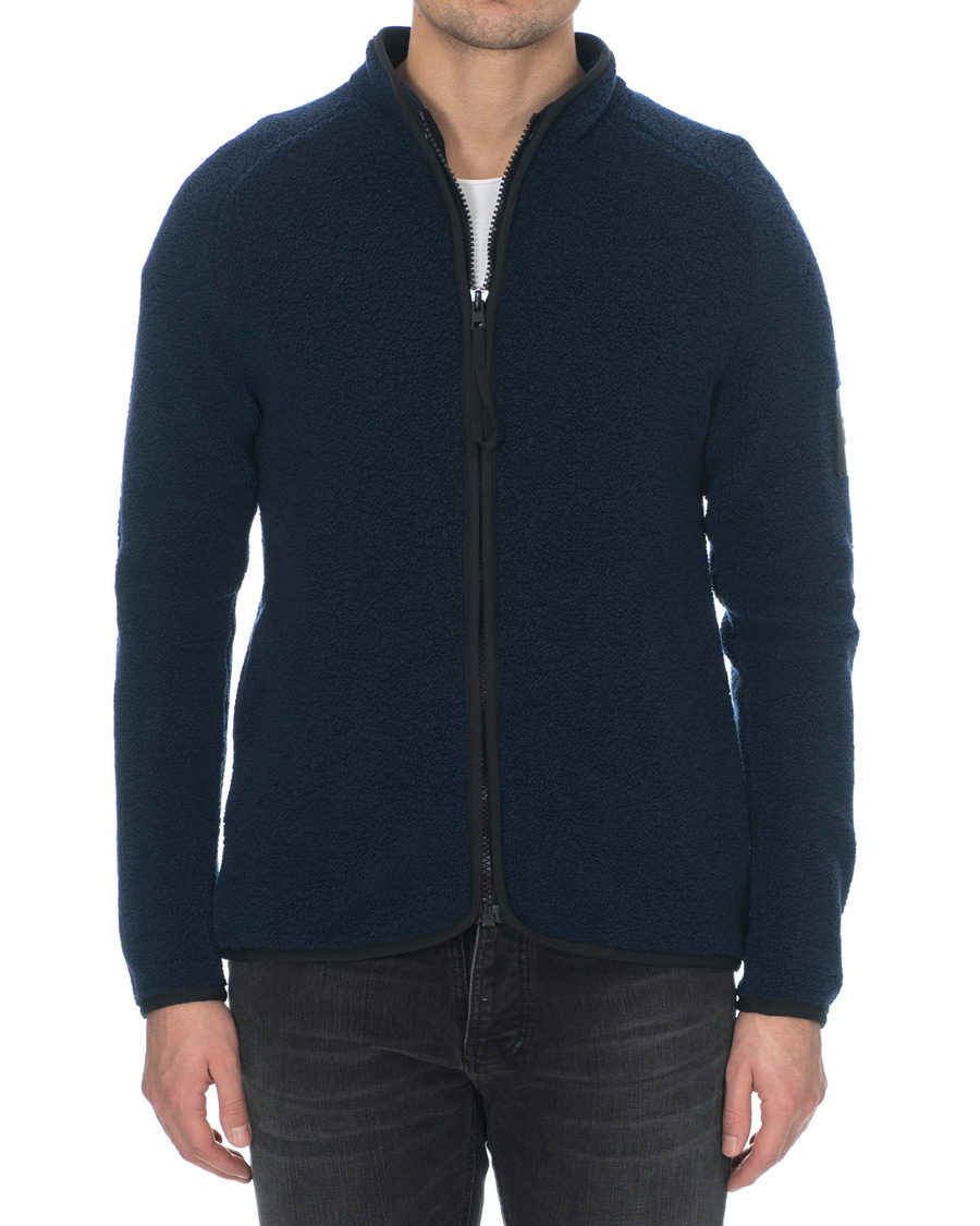 Herr | Tröjor | Peak Performance | Ted Full Zip Fleece Salute Blue