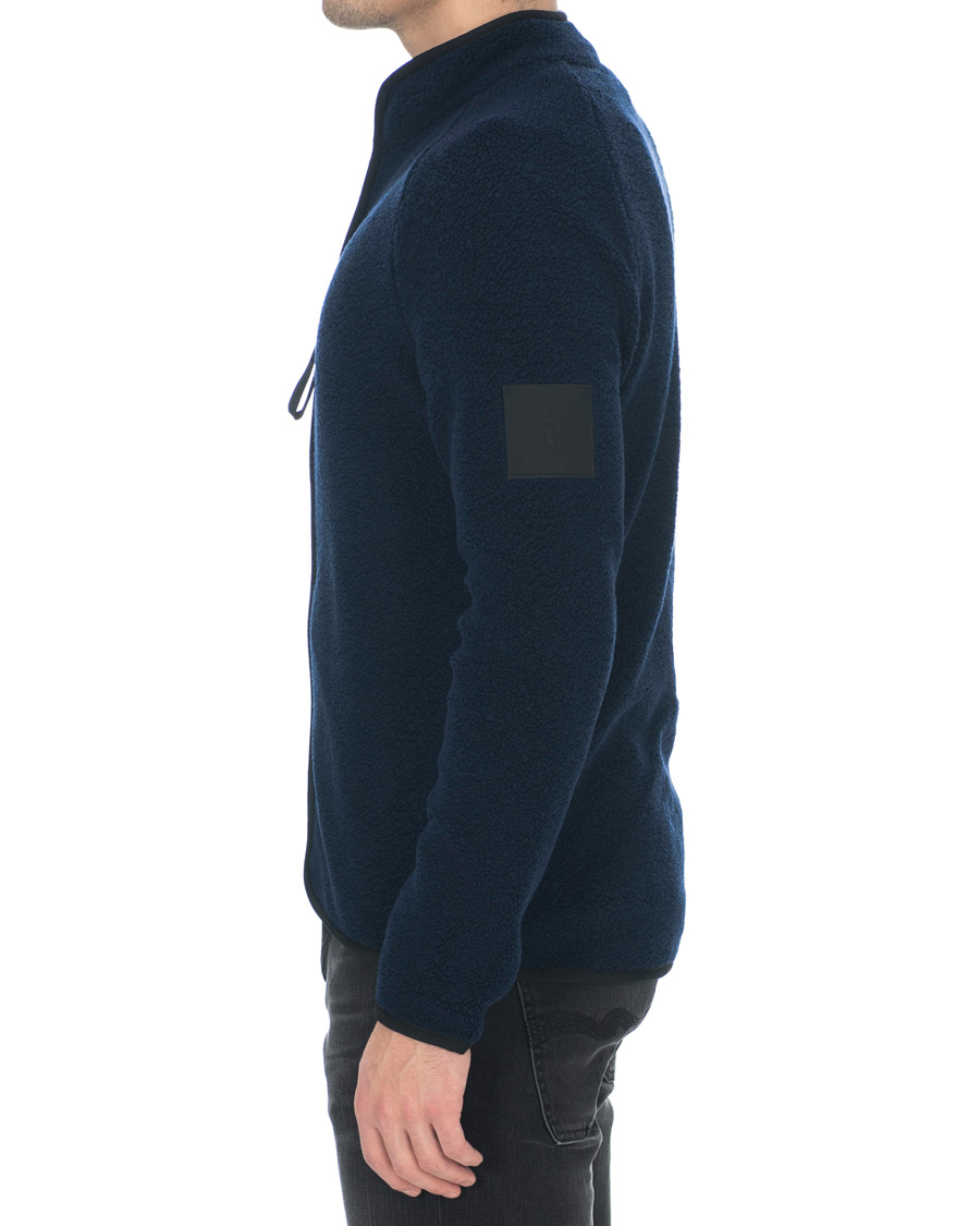 Herr | Tröjor | Peak Performance | Ted Full Zip Fleece Salute Blue