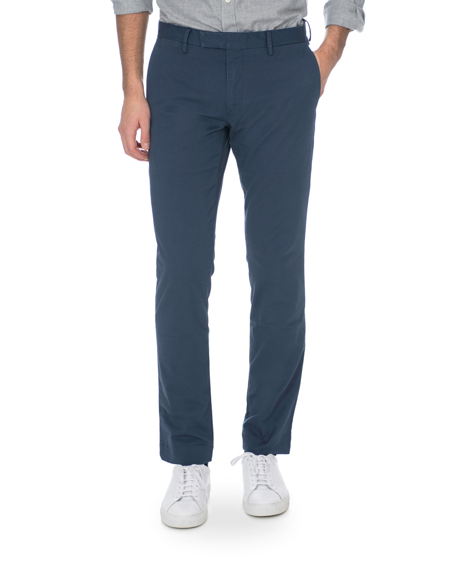 Herr | Byxor | Polo Ralph Lauren | Slim Fit Stretch Hudson Chino Boston Navy