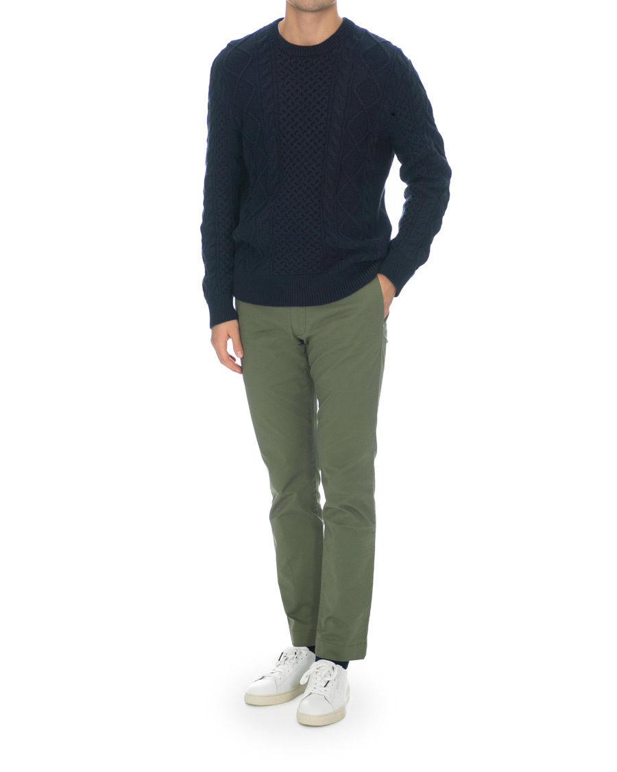 Herr | Byxor | Polo Ralph Lauren | Slim Fit Stretch Hudson Chino Army Olive