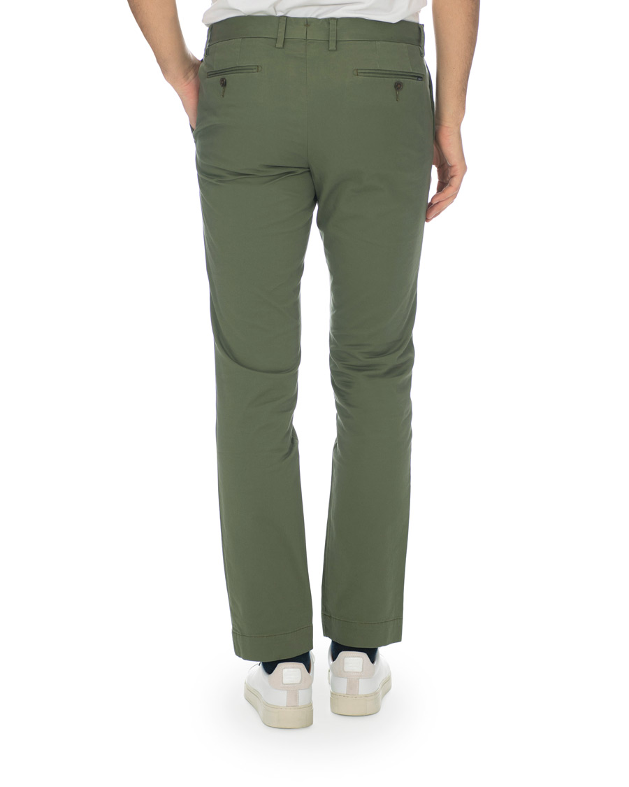 Herr | Byxor | Polo Ralph Lauren | Slim Fit Stretch Hudson Chino Army Olive