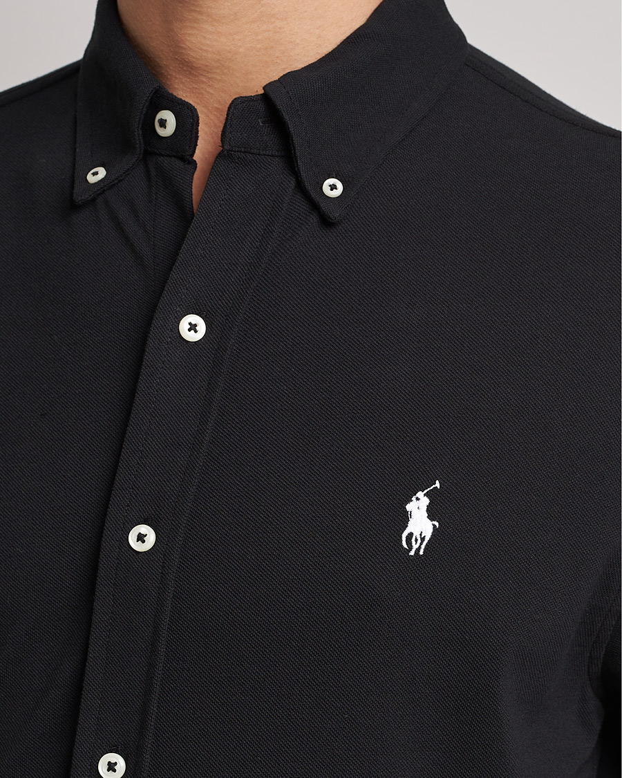 Herr | Skjortor | Polo Ralph Lauren | Featherweight Mesh Shirt Polo Black