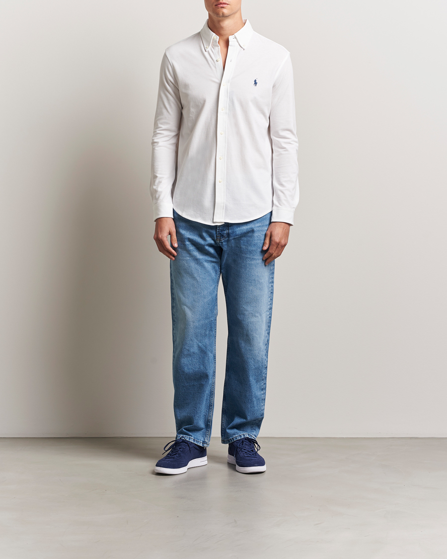 Herr | Skjortor | Polo Ralph Lauren | Featherweight Mesh Shirt White