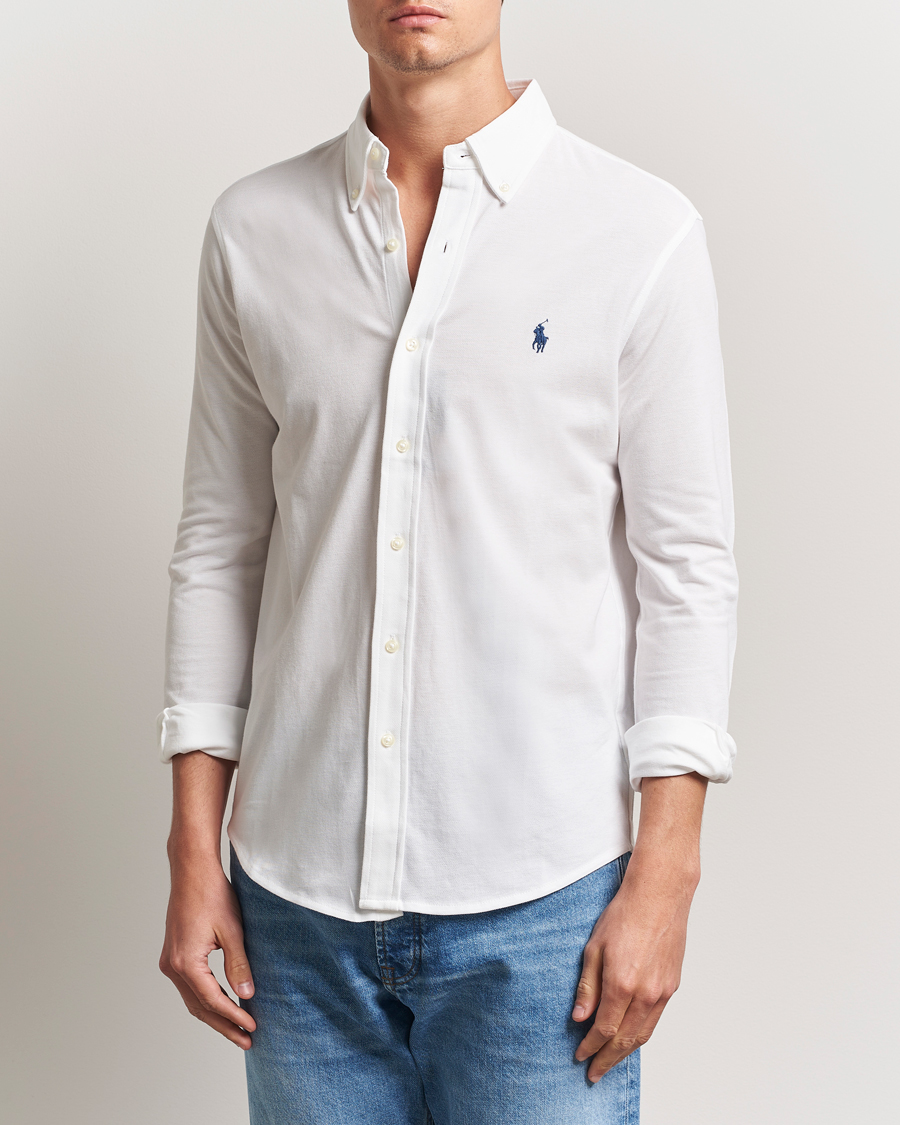 Herr | Polo Ralph Lauren | Polo Ralph Lauren | Featherweight Mesh Shirt White