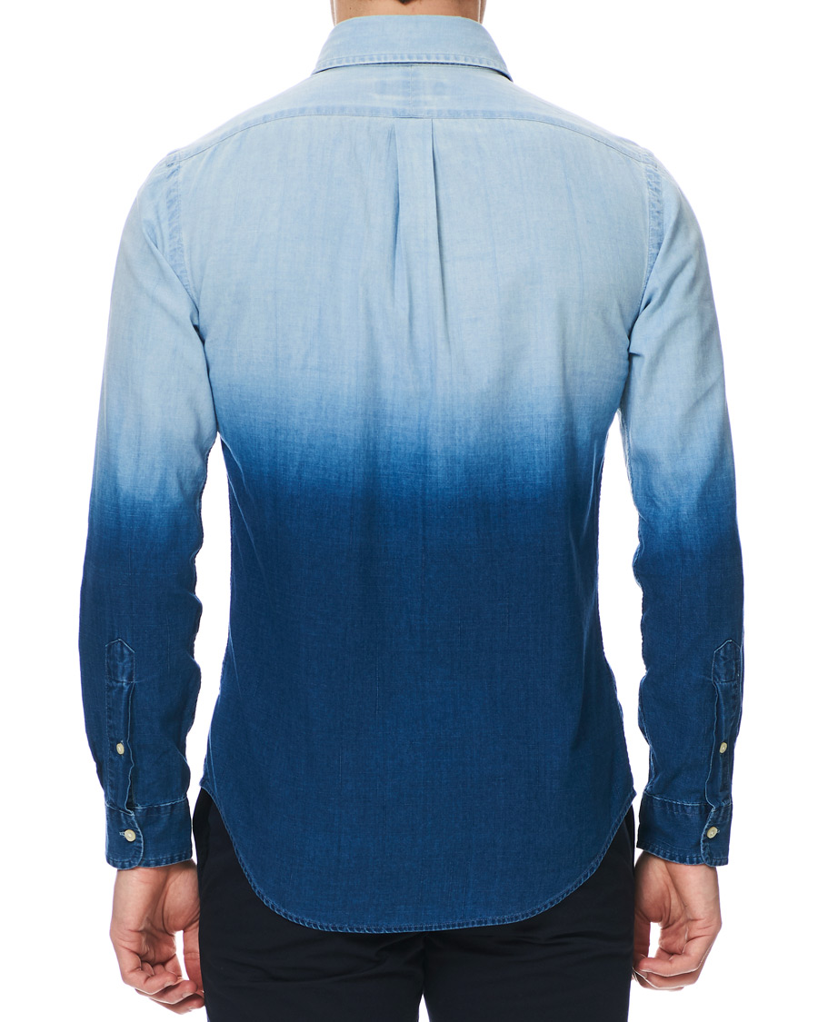 Herr | Skjortor | Polo Ralph Lauren | Slim Fit Dip Dye Shirt Blue