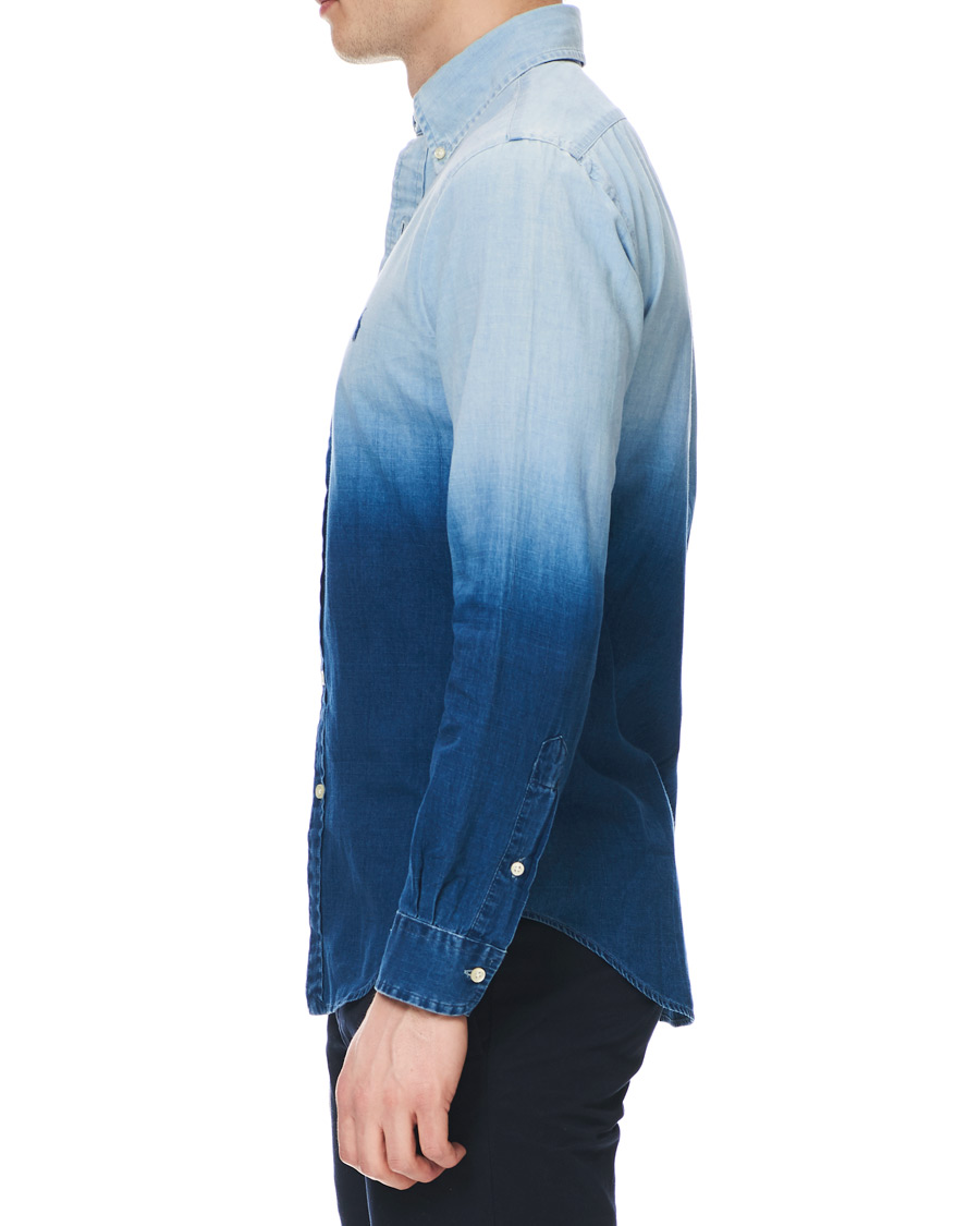 Herr | Skjortor | Polo Ralph Lauren | Slim Fit Dip Dye Shirt Blue