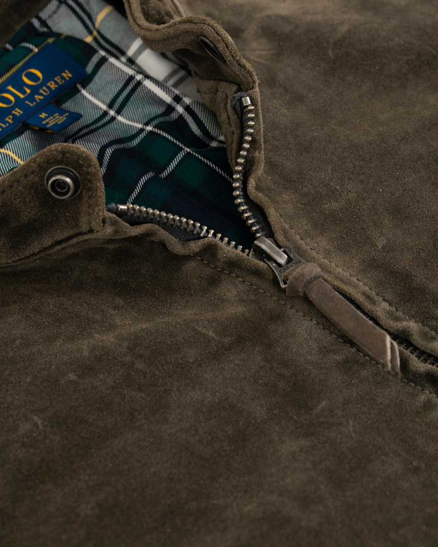 Herr | Jackor | Polo Ralph Lauren | Cafe Racer Suede Jacket Grey