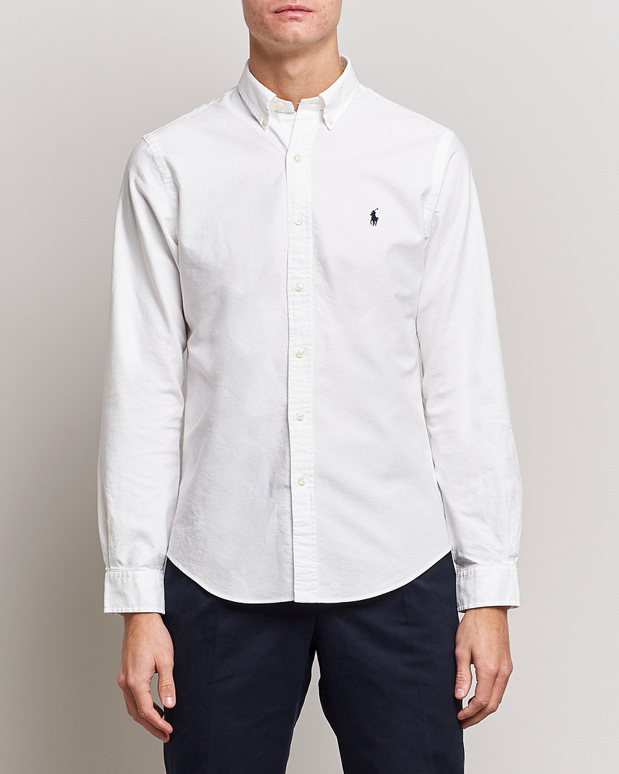Herr | Udda kavaj | Polo Ralph Lauren | Slim Fit Garment Dyed Oxford Shirt White