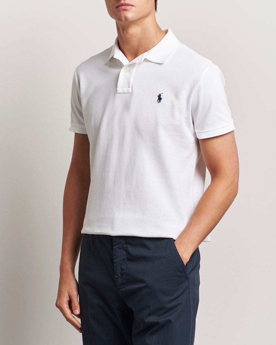 Herr | Polo Ralph Lauren | Polo Ralph Lauren | Custom Slim Fit Polo White