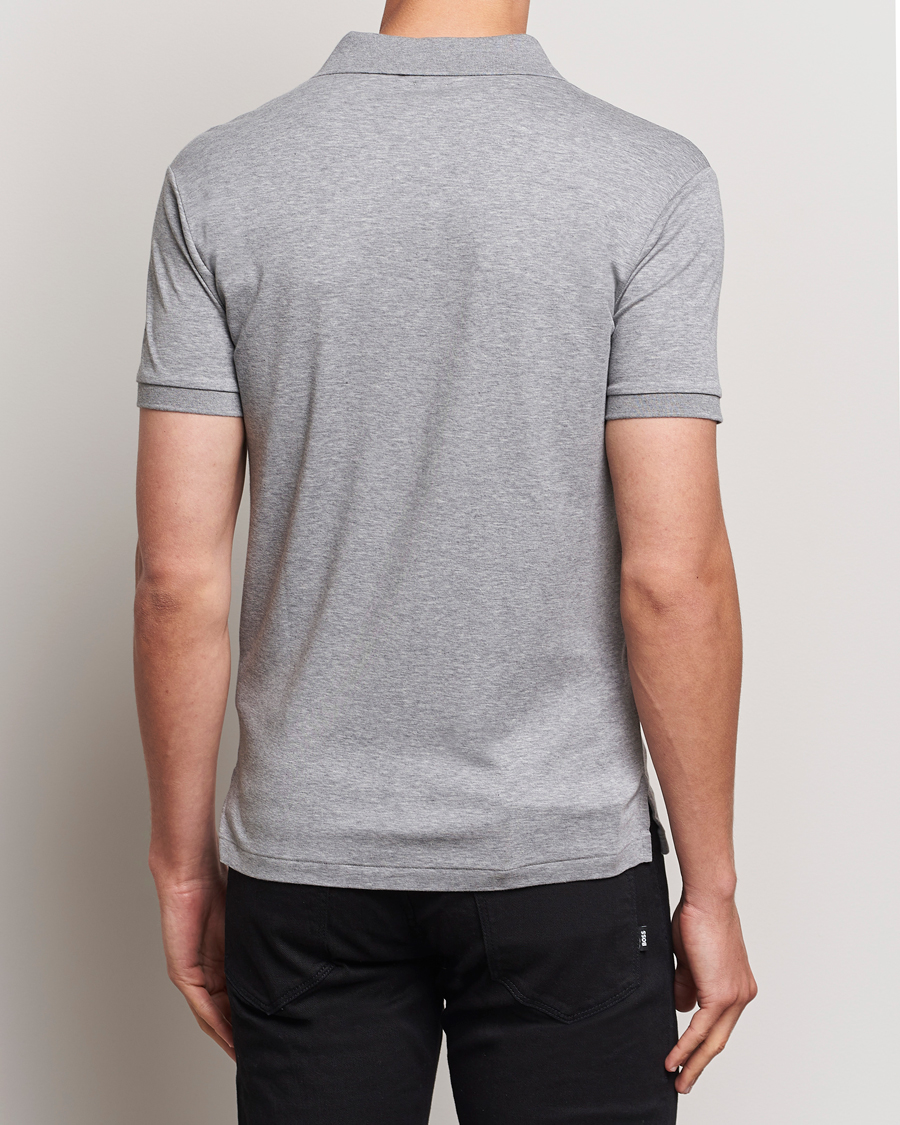 Herr | Pikéer | Polo Ralph Lauren | Slim Fit Pima Cotton Polo Steel Heather