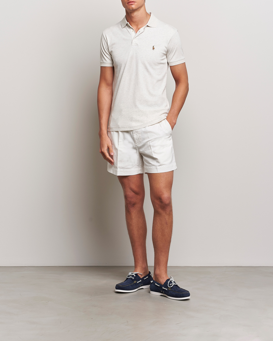 Herr | Pikéer | Polo Ralph Lauren | Slim Fit Pima Cotton Polo Polo State Heather