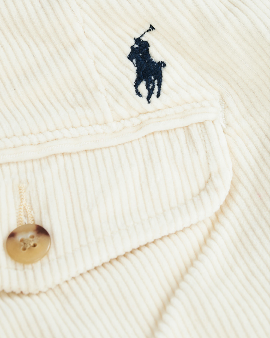 Herr | Byxor | Polo Ralph Lauren | Corduroy Pleated Turn Up Pants Andover Cream