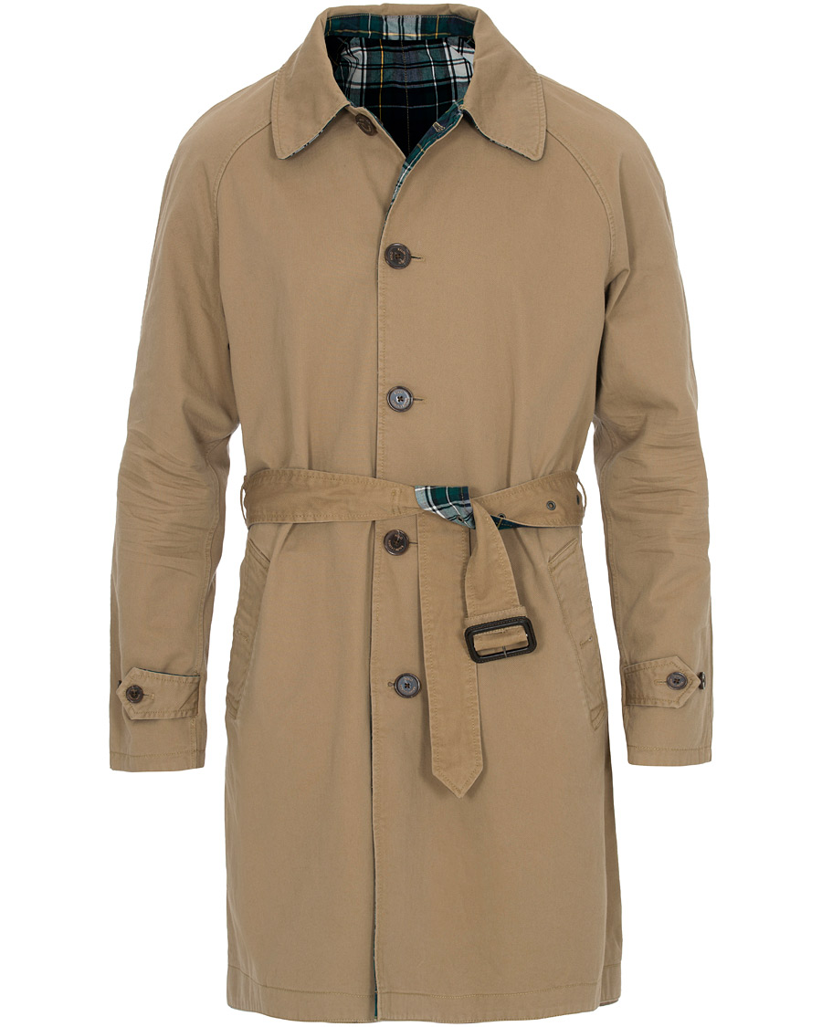 Herr | Jackor | Polo Ralph Lauren | Reversible Trench Coat Desert Khaki/Gordon Tartan