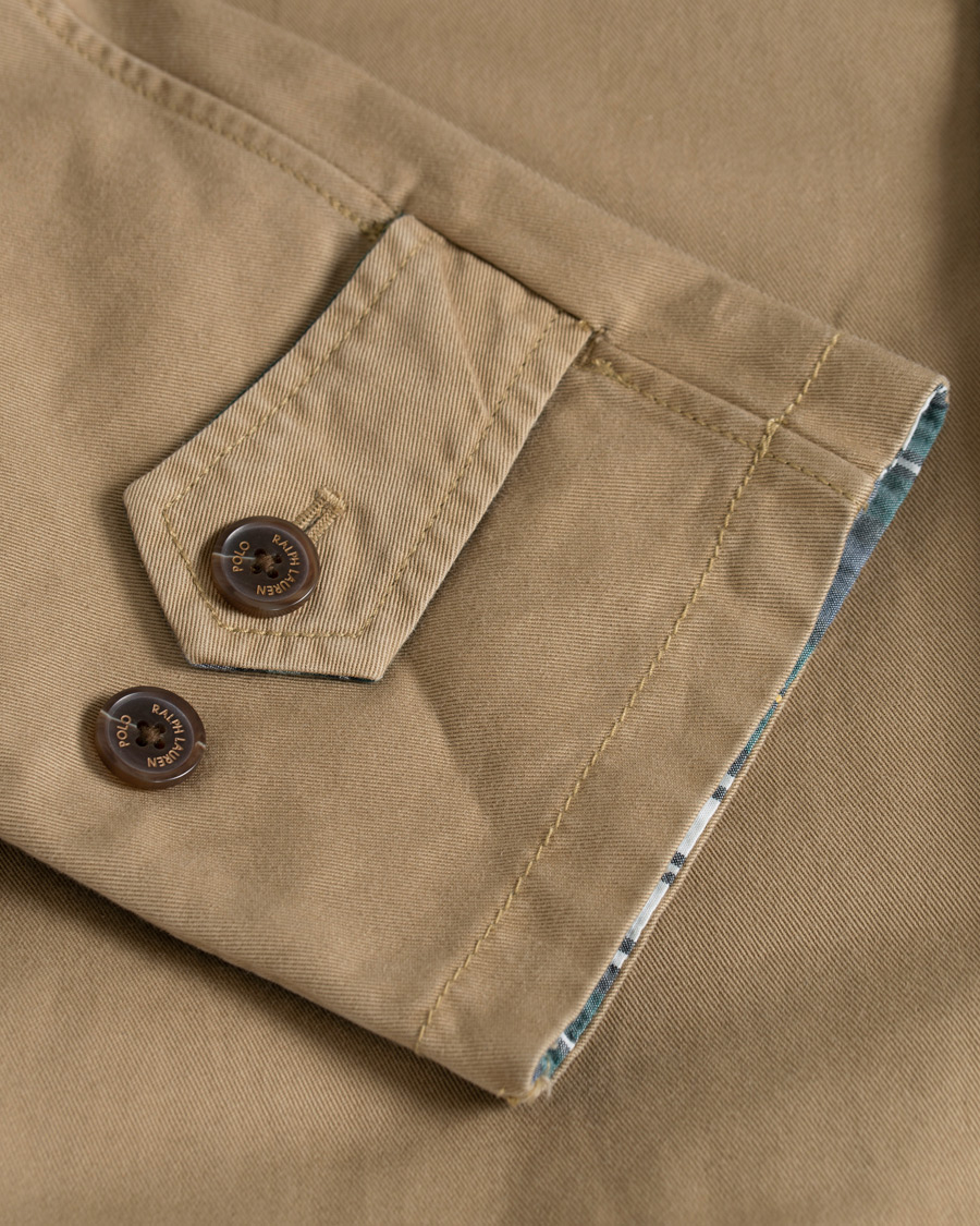Herr | Jackor | Polo Ralph Lauren | Reversible Trench Coat Desert Khaki/Gordon Tartan