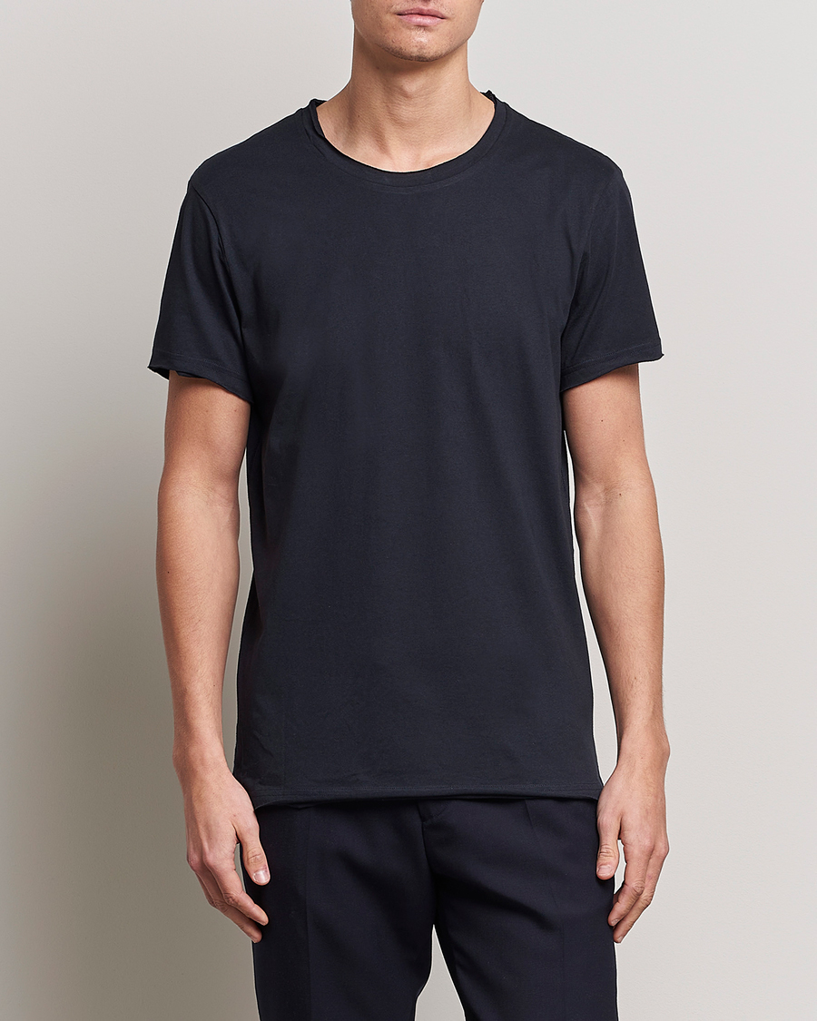 Herr | Kortärmade t-shirts | Bread & Boxers | Crew Neck Relaxed Dark Navy