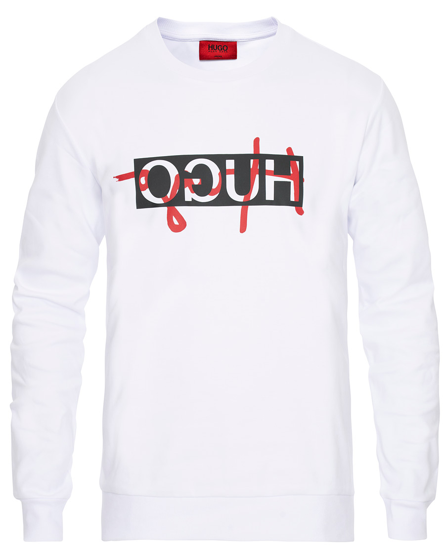 Herr | Tröjor | HUGO | Dicago Logo Sweatshirt White