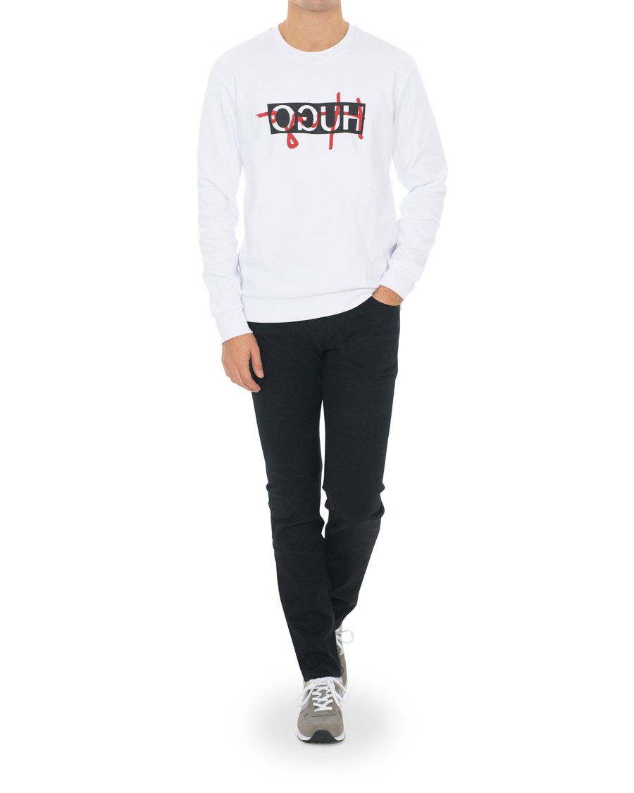 Herr | Tröjor | HUGO | Dicago Logo Sweatshirt White