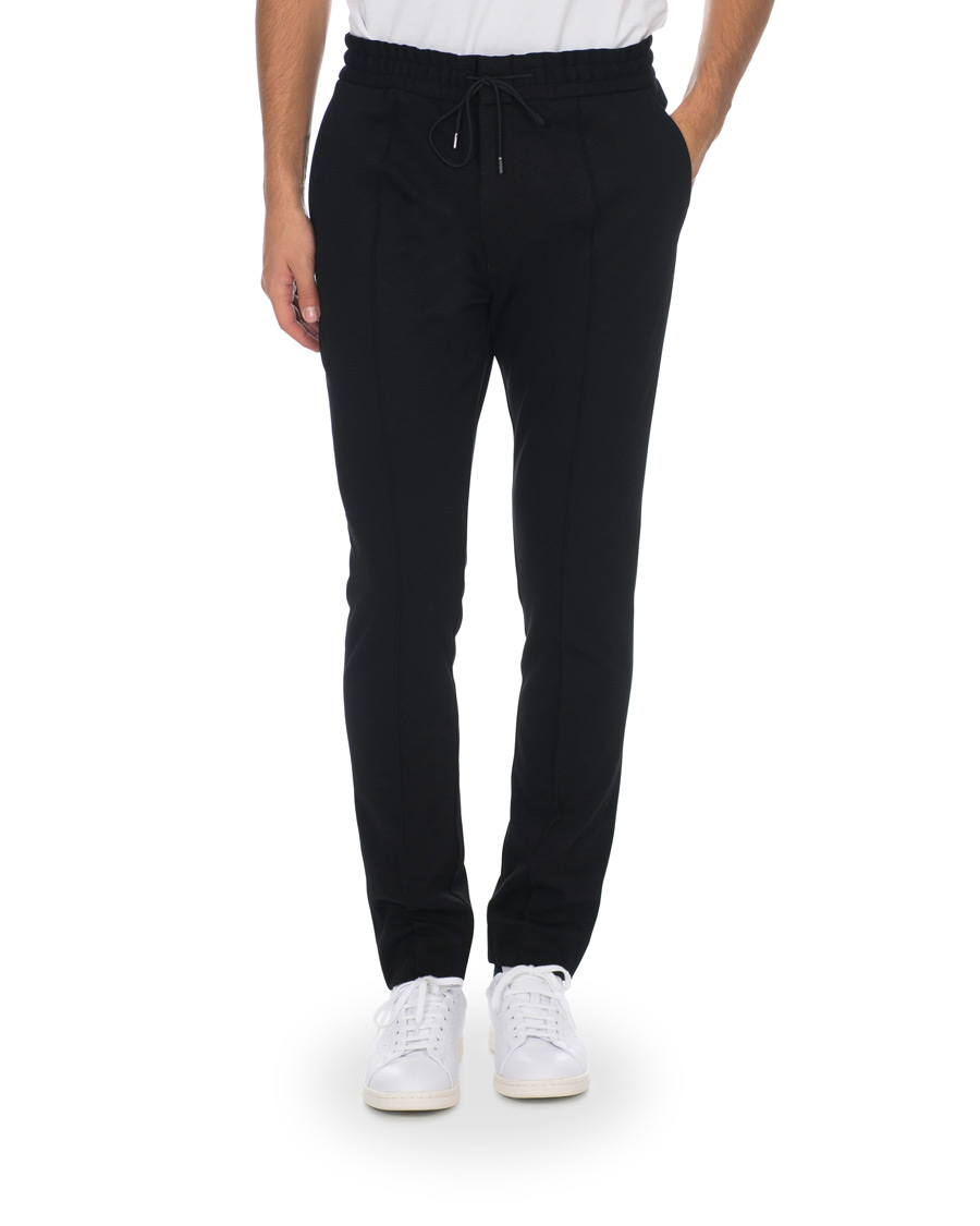 Herr | Byxor | HUGO | Zennet Drawstring Trousers Black