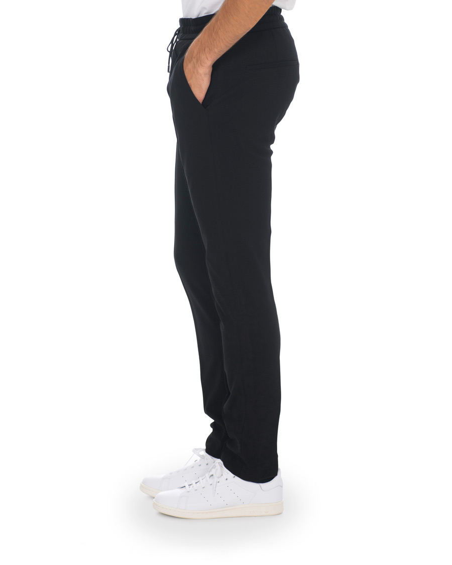 Herr | Byxor | HUGO | Zennet Drawstring Trousers Black