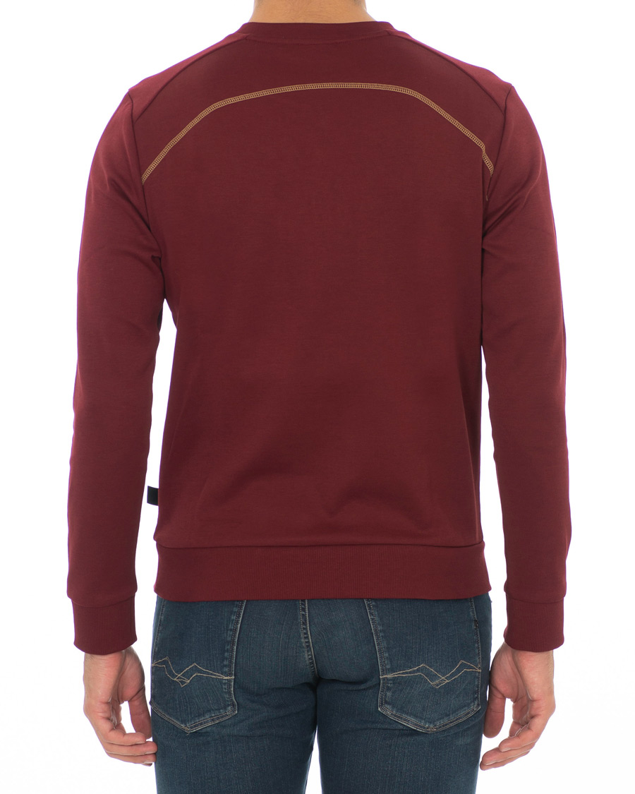 Herr | Tröjor | BOSS GREEN | BOSS Athleisure Salbo Crew Neck Sweathirt Dark Pink