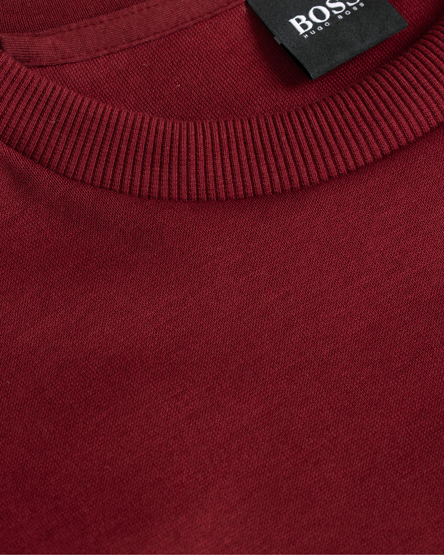 Herr | Tröjor | BOSS GREEN | BOSS Athleisure Salbo Crew Neck Sweathirt Dark Pink