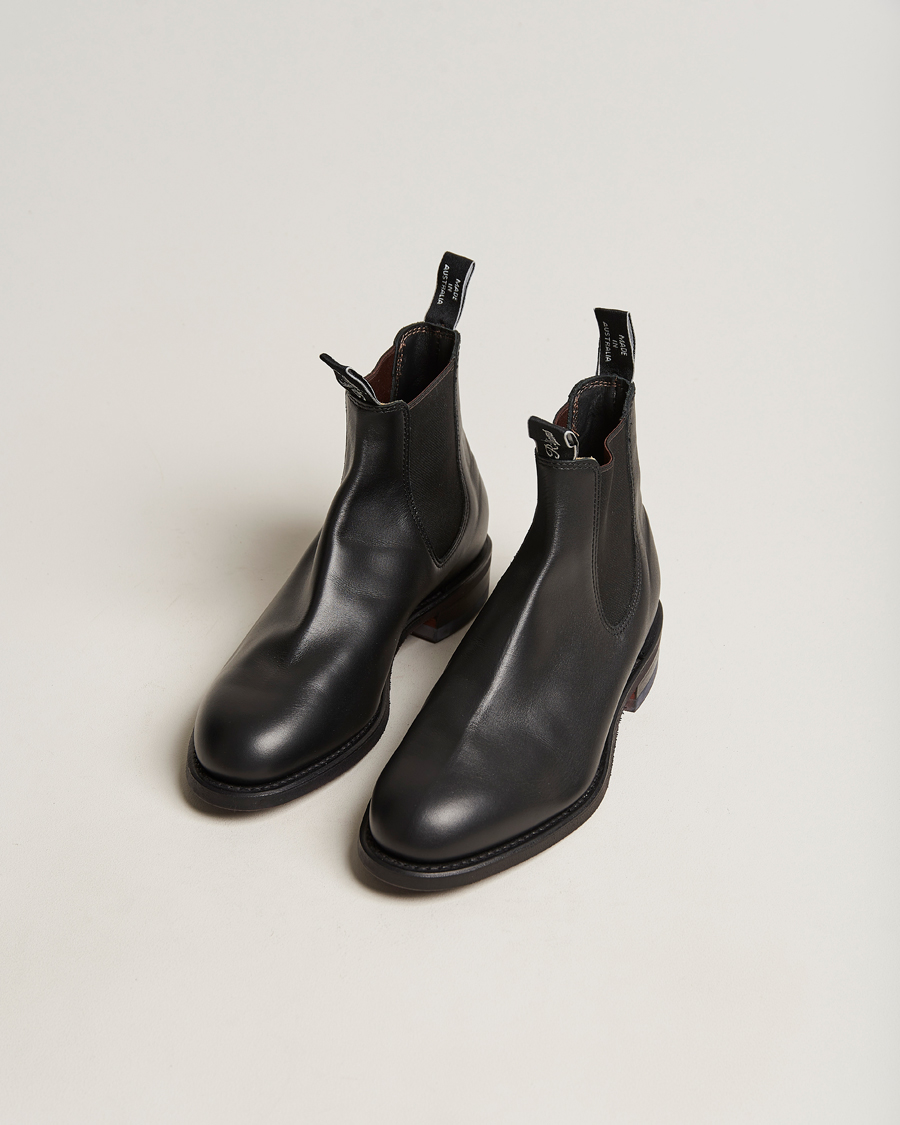 Herr | Svarta kängor | R.M.Williams | Wentworth G Boot Yearling Black