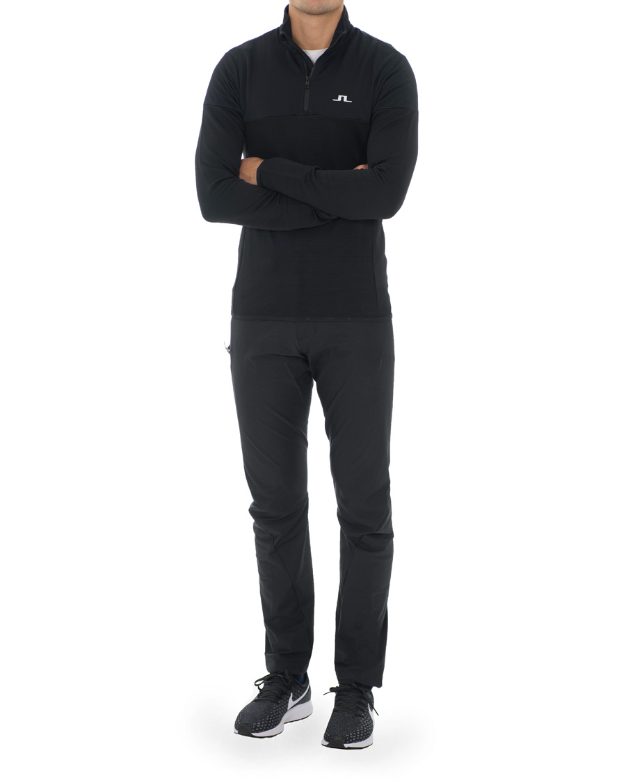 Herr | Tröjor | J.Lindeberg | Hubbard Half Zip Black