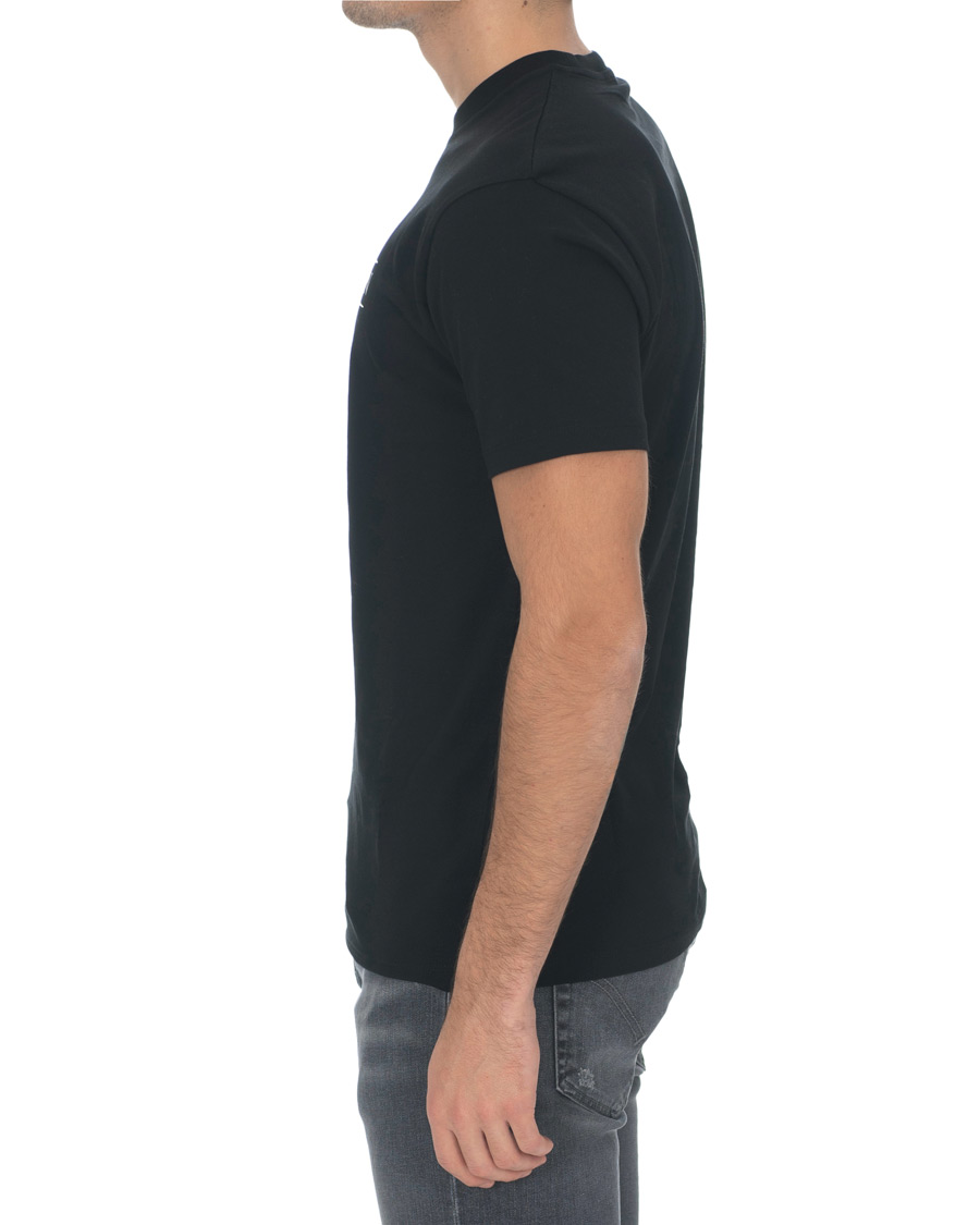 Herr | T-Shirts | Tiger of Sweden Jeans | Fleek Printed Crew Neck Tee Black