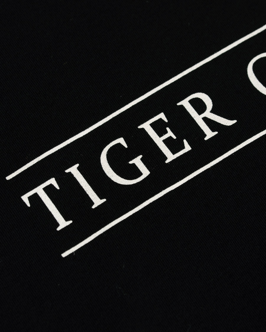 Herr | T-Shirts | Tiger of Sweden Jeans | Fleek Printed Crew Neck Tee Black