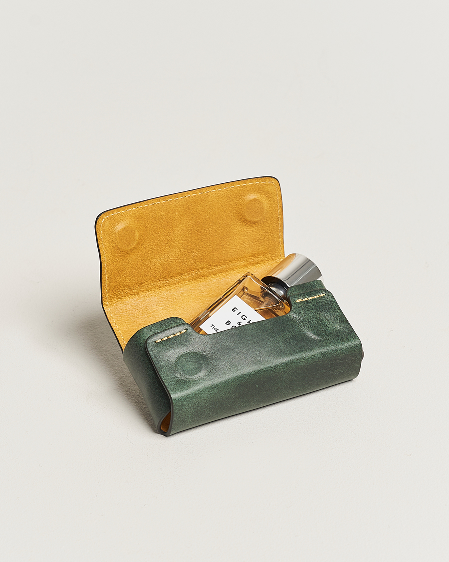 Herr | Eight & Bob Perfume Leather Case Forest Green | Eight & Bob | Perfume Leather Case Forest Green