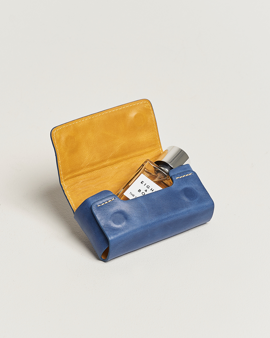 Herre |  | Eight & Bob | Perfume Leather Case Navy Blue