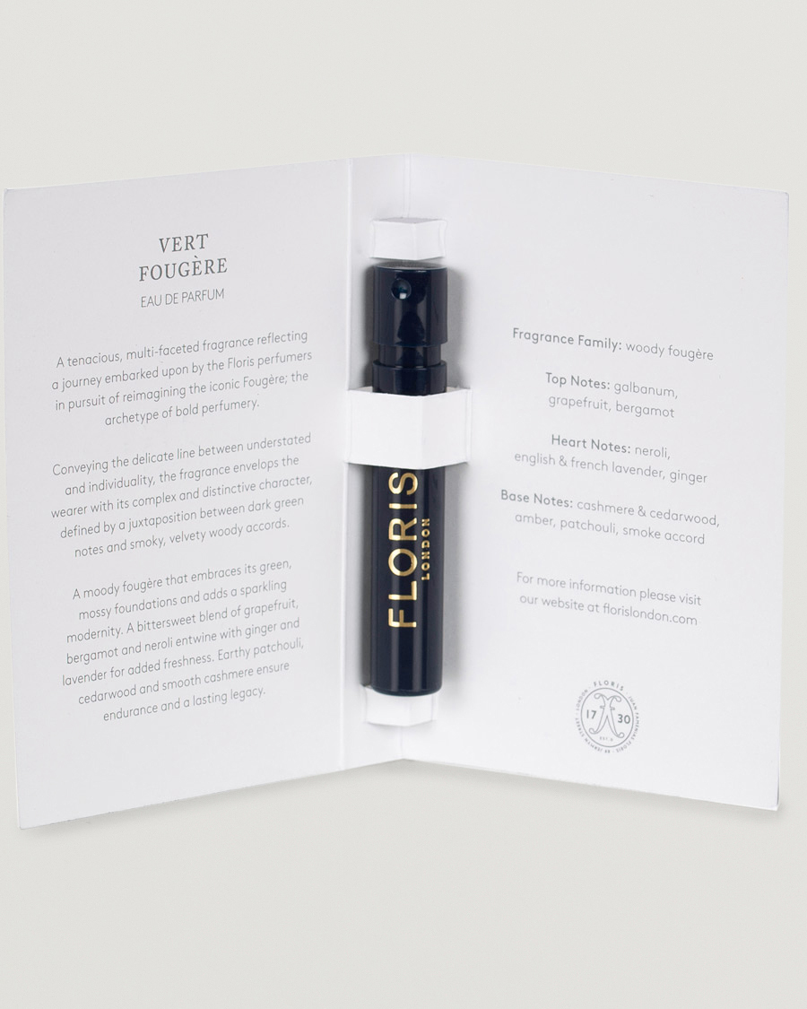 Herr | Parfymer | | Floris London Vert Fougère Eau de Parfum 1,2ml Sample