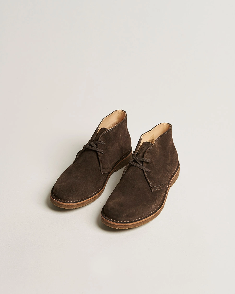 Herr | Skor | Astorflex | Greenflex Desert Boot Dark Brown Suede