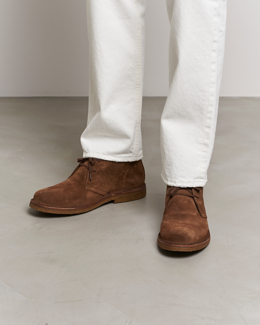 Herr | Kängor | Astorflex | Greenflex Desert Boot Dark Khaki Suede