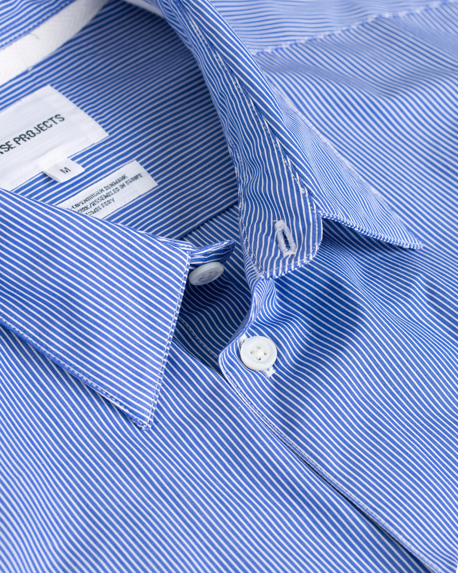Herr | Skjortor | Norse Projects | Hans Classic Striped Shirt Navy
