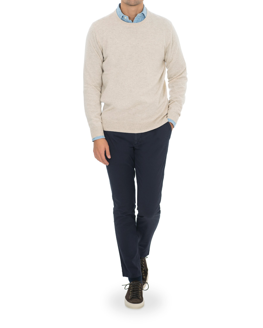 Herr | Byxor | Norse Projects | Aros Slim Light Stretch Chinos Dark Navy