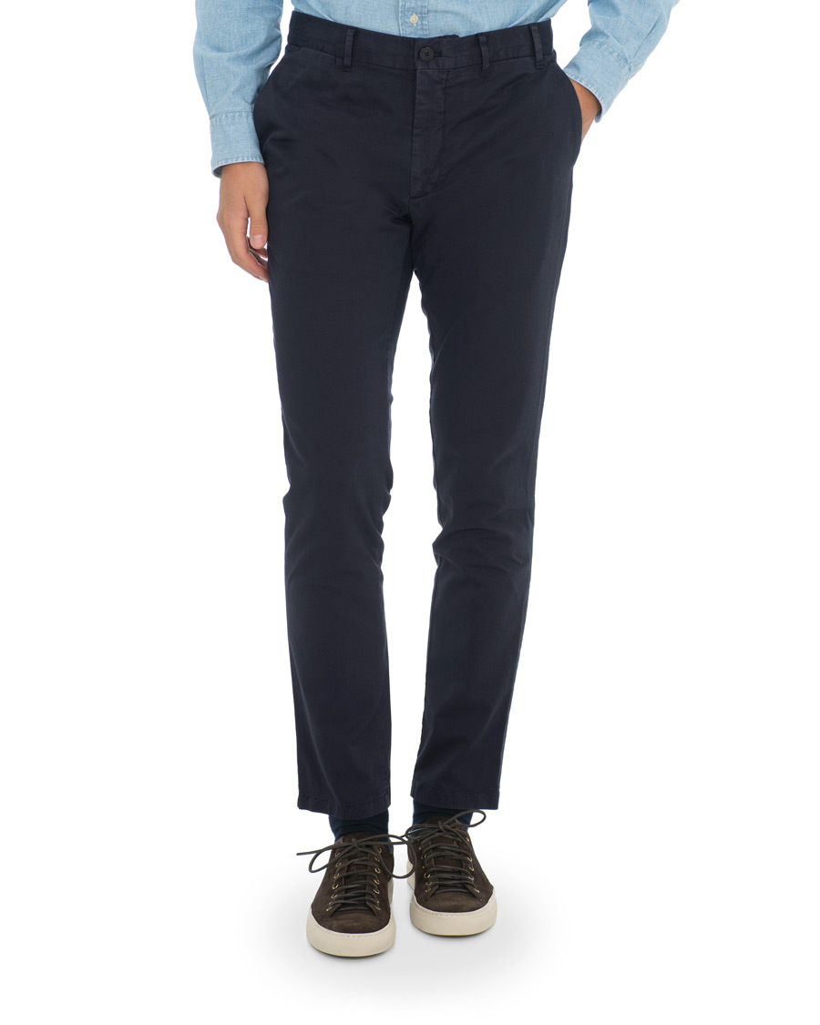 Herr | Byxor | Norse Projects | Aros Slim Light Stretch Chinos Dark Navy
