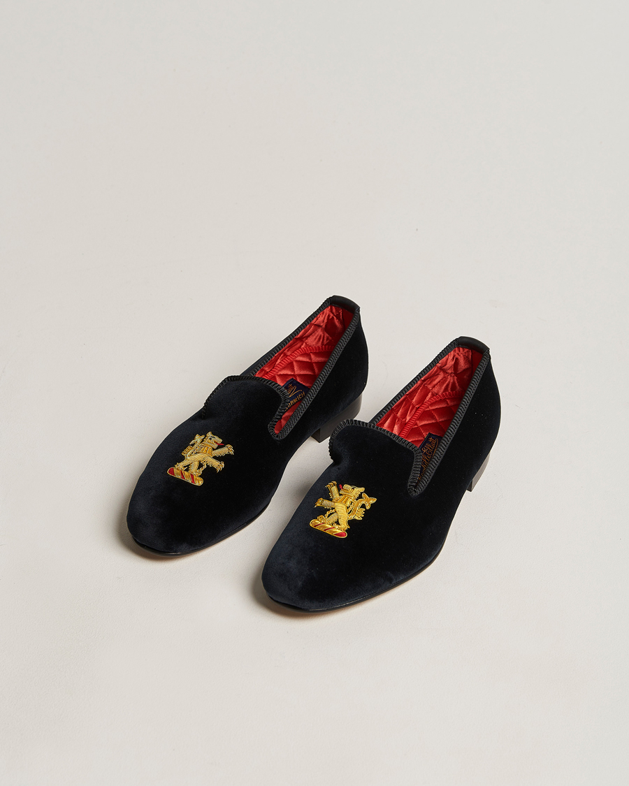 Herr | Best of British | Bowhill & Elliott | Albert Rampant Lion Pumps Black