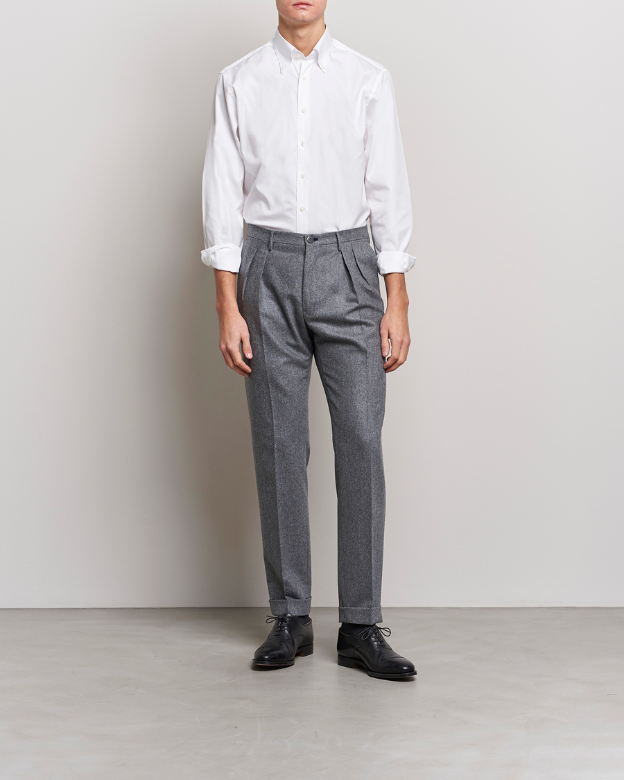 Herr | Avdelningar | Stenströms | Fitted Body Button Down Shirt White